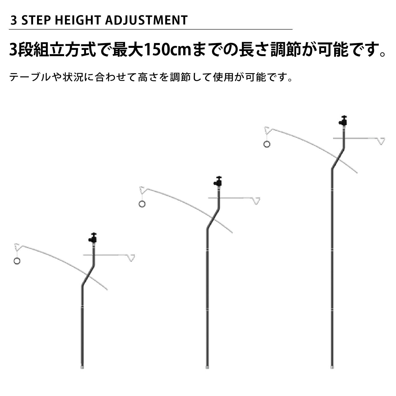 KZM カズミ フィールドクラフトファイルドライバ サイドスタンド 簡単設置 ランタン コンパクト 収納袋付 カズミ アウトドア KZM OUTDOOR