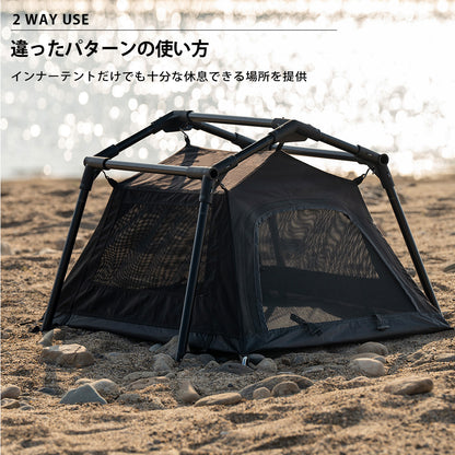 KZM OUTDOOR アウトドア カズミ ワイルドフィールドペットハウス オスカーハウス 簡単設置 折りたたみ オールシーズン 春 夏 秋 冬 ペット 小型犬 中型犬