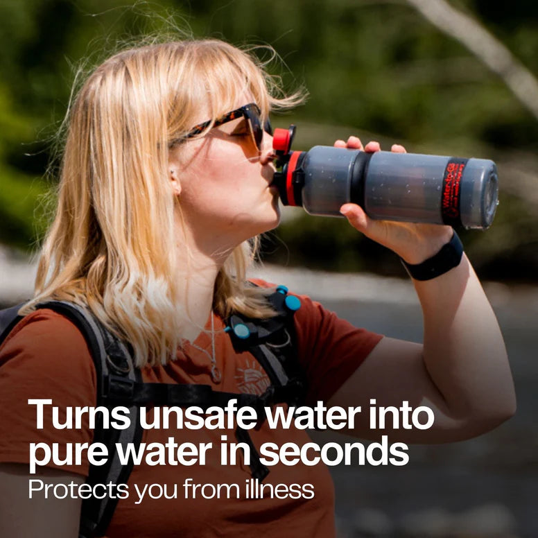 Water to Go（ウォータートゥーゴー） Eco 75cl Active フィルターボトル White / Blue / Red 浄水ボトル 750ml