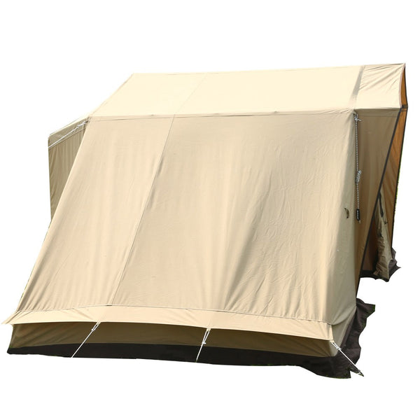 プレイドゥ 2ルームロッジ型テント 5-6人用 TCテント コットンキャンバス ビンテージテント 家型テント 大型テント PlayDo 2 Room Cotton Canvas Tent