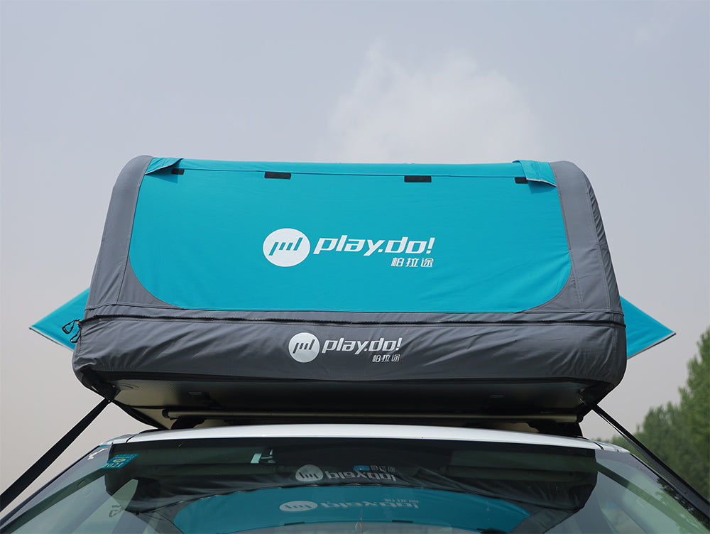 プレイドゥ インフレータブル 3人用 ルーフトップテント カーテント ポータブル PlayDo Inflatable RoofTopTent AMP10