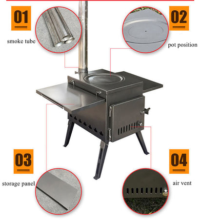 プレイドゥ スチール薪ストーブ PlayDo Steel Wood Stove