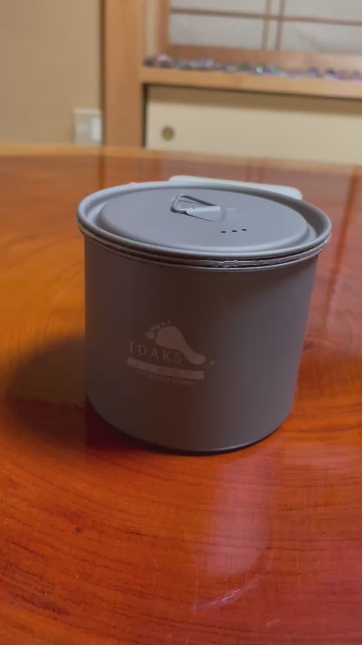 TOAKS トークス ウルトラライトチタンポットセット 550ml without