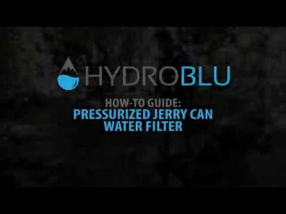 ハイドロブルー 加圧ジェリーカン ウイルス対応 浄水フィルター セット 大容量 浄水システム HYDROBLU Pressurized Jerry Can Water Filter Virus Free Package HB-JC-VUF-02