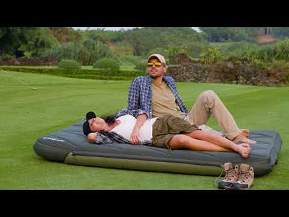 【KingCamp｜キングキャンプ】Gorgeous Double 17｜極厚ダブルエアーマット 201×141×17cm（マットカバー付き）