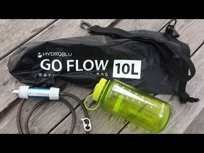 ハイドロブルー ゴーフロー グラビティバッグ 10L ヴァーサフロー フィルター セット 軽量 浄水 HYDROBLU Go Flow Water Gravity Bag with Versa Flow Water Filter HB-VF-GF-01