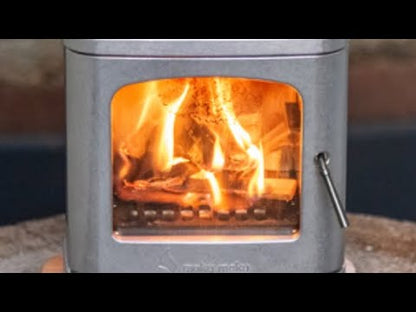 mokumoku ちいさなまきストーブコンロ 小さな薪ストーブ型 コンロ ランプ