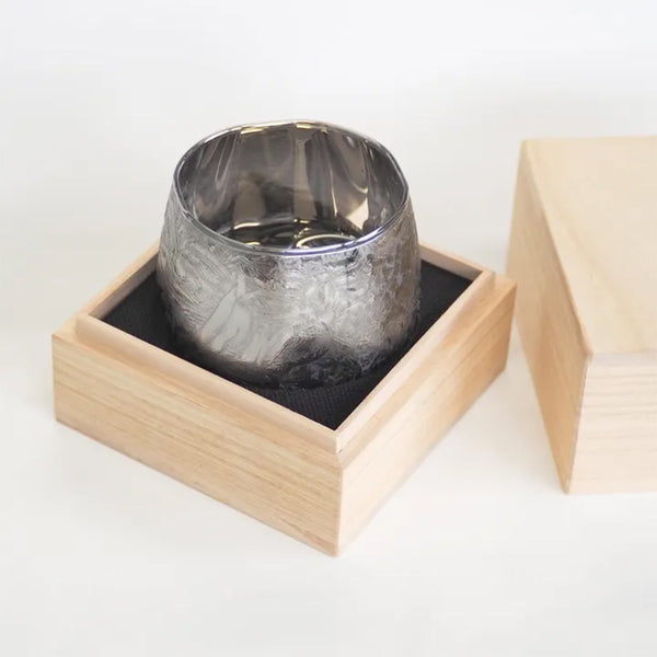 PROGRESS ICHIGO ICHIE プログレス 日本工芸品 Jewelry・Glass × 結霜硝子 桐箱 340ml