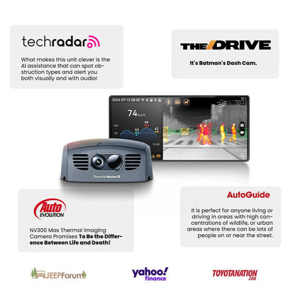 Thermal Master NV500MAX │ 500m遠距離暗視対応 サーマルカメラ AI衝突警告 + OLED大画面