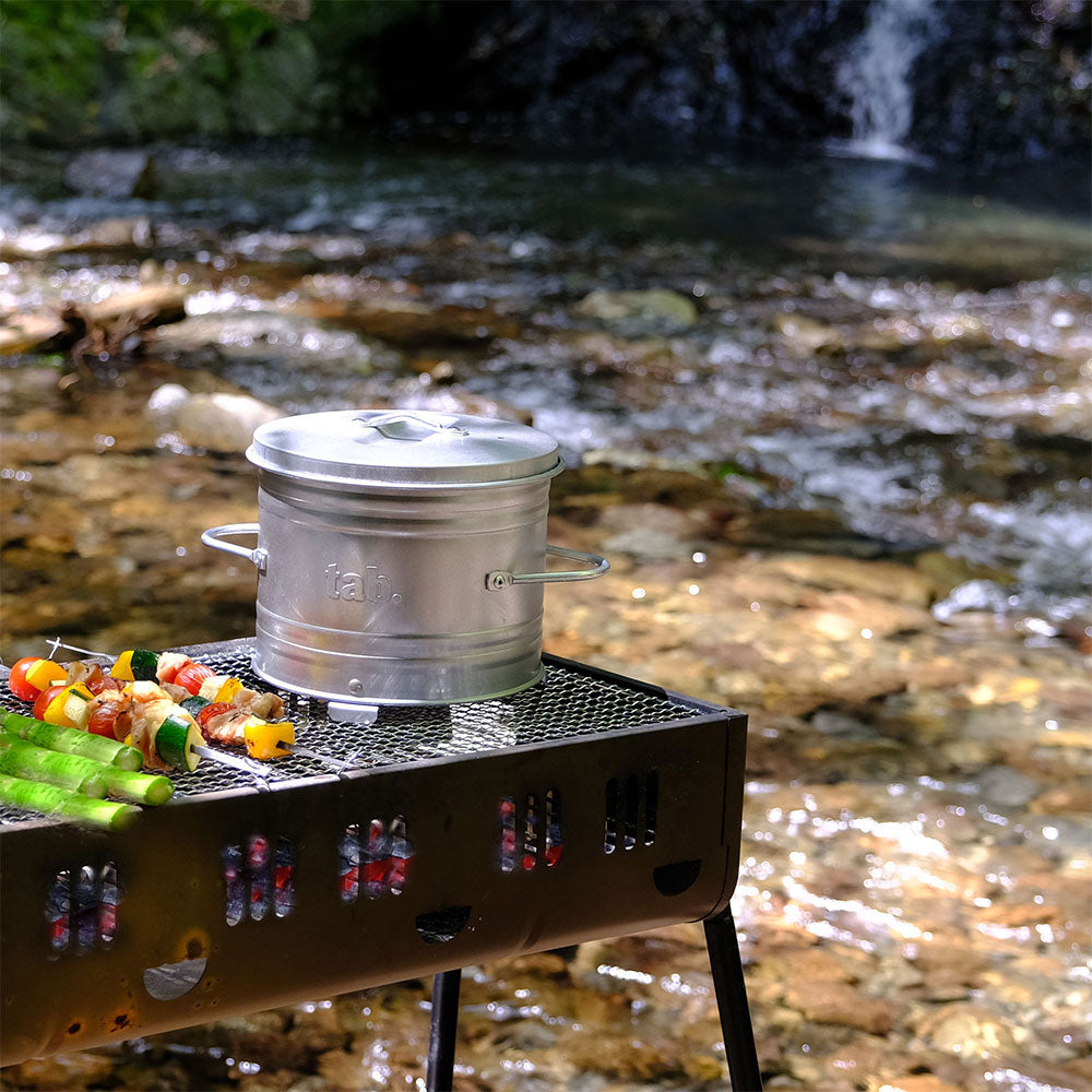 tab. 缶スモーカーSE タブ 燻製 焚き火 缶ストーブ BBQコンロ