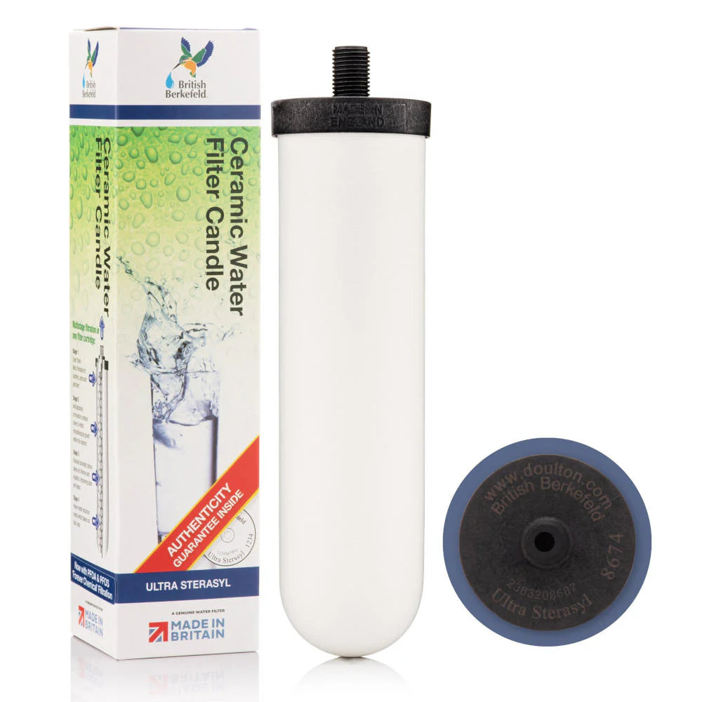 Doulton（ドルトン） British Berkefeld ブリティッシュバークフェルド Ultra Sterasyl セラミックフィルター 4本セット W9121226x4