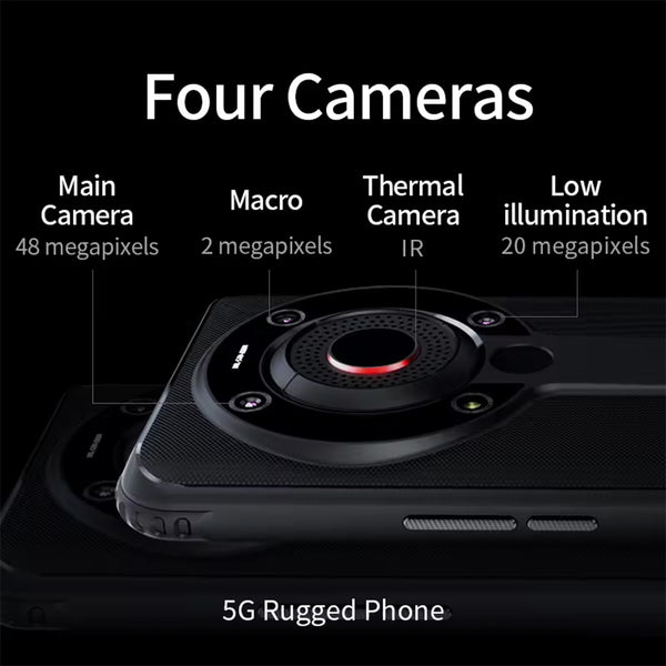 Xinfrared Rugged Phone PX1 Android 産業用赤外線スマートフォン InfiRayセンサー サーマルイメージングカメラ