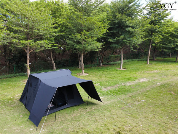 YGY キャビンテント TCテント グランピングテント 大型テント 5人以上 家型テント