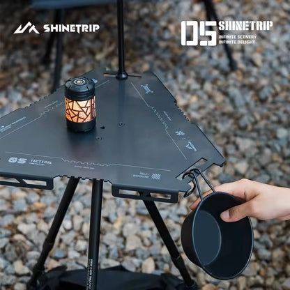 山趣（やましゅみ） SHINETRIP シャイントリップ #05 Series Hexagonal Tactical Side Table 六角タクティカルサイドテーブル（A530-T00）