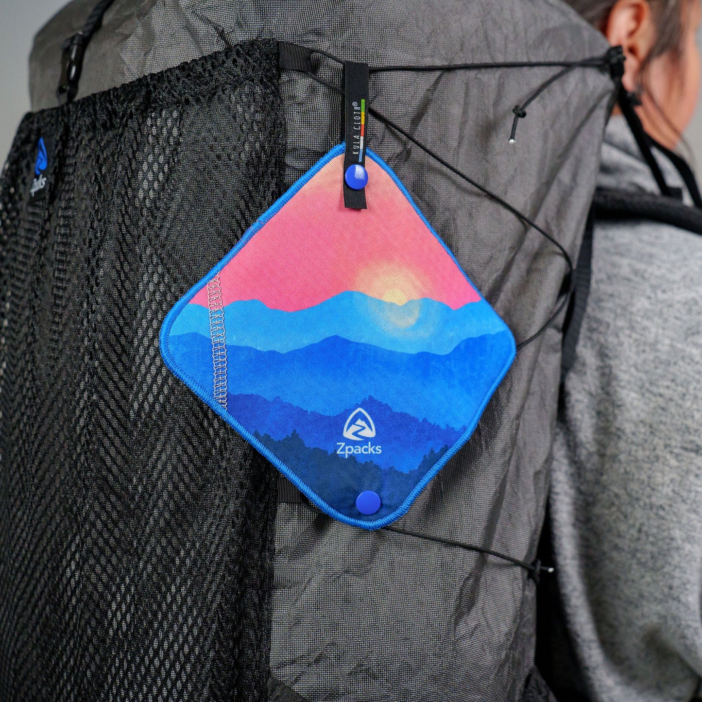 Kula Cloth（クーラクロス）Camping Gear Kula - Alpine Sage 再利用可能 抗菌ピークロス｜アウトドア衛生ギア