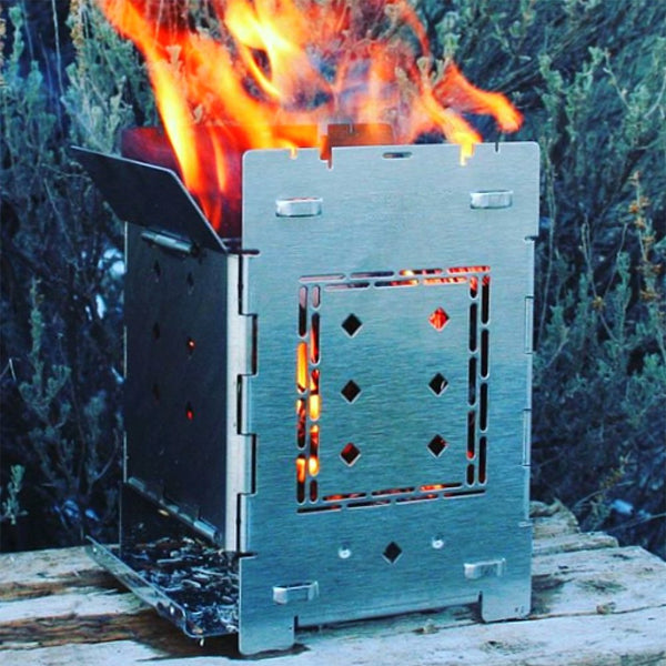 【最終値下げ】FIREBOX(ファイヤーボックス) 焚火台  ウッドストーブブッシュボックス