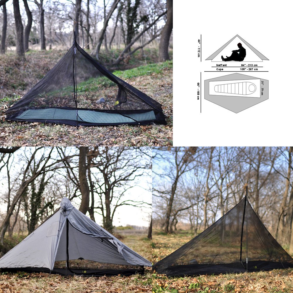 シックスムーンデザインズ セレニティーネットテント 300g ソロテント ケープ タープ 1人用 Six Moon Designs Serenity Net tent