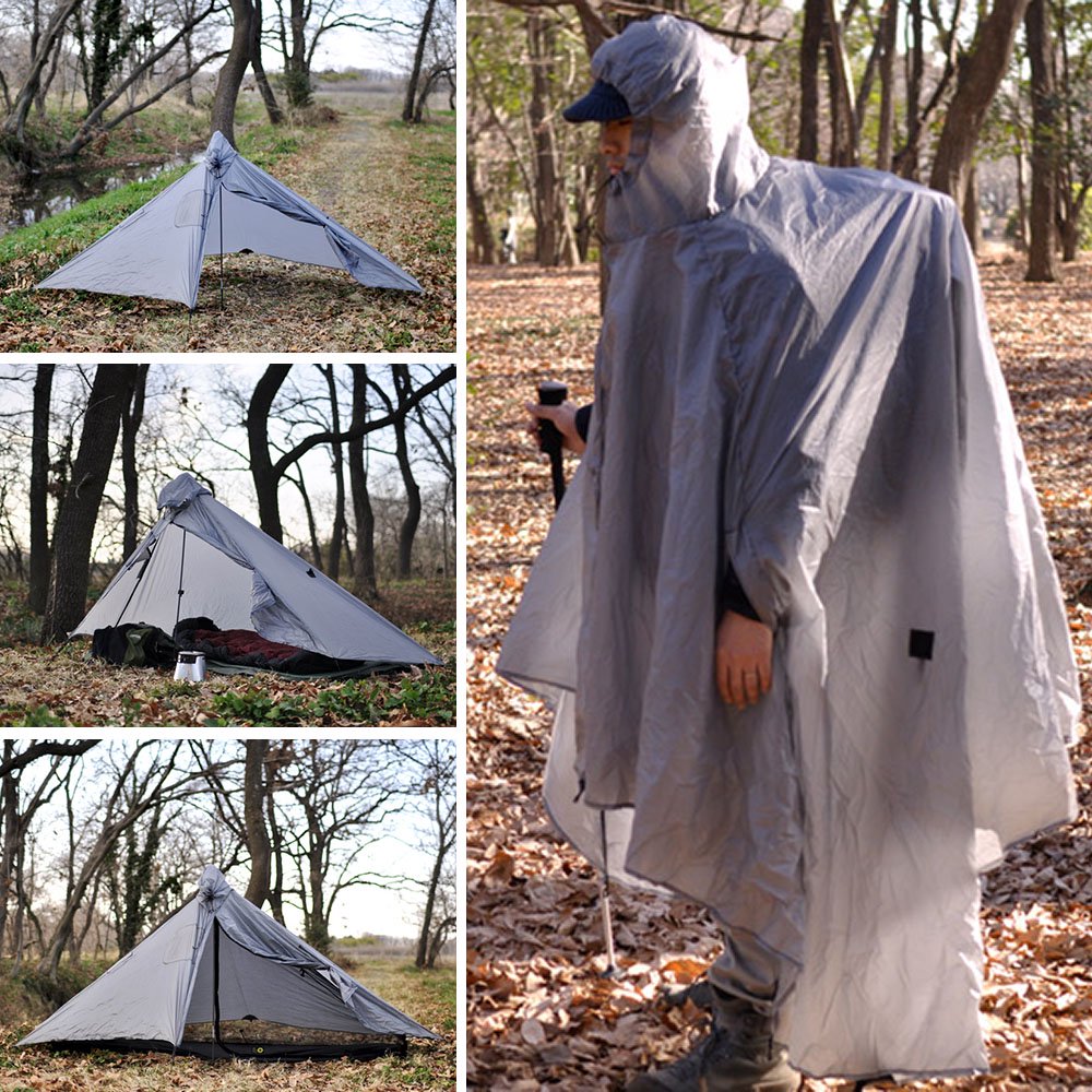 シックスムーンデザインズ ゲイトウッドケープ ソロタープ ポンチョ 300g 1人用 ビビィ SIX MOON DESIGNS Gatewood Cape 2018 Tarp/Poncho