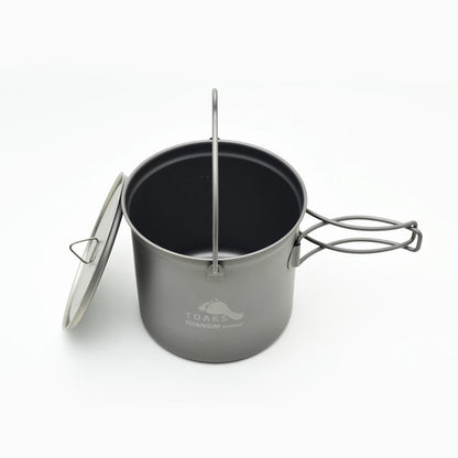 トークス ベイルハンドル付きポット1100ml TOAKS Titanium POT 1100ml with Bail Handle POT-1100-BH