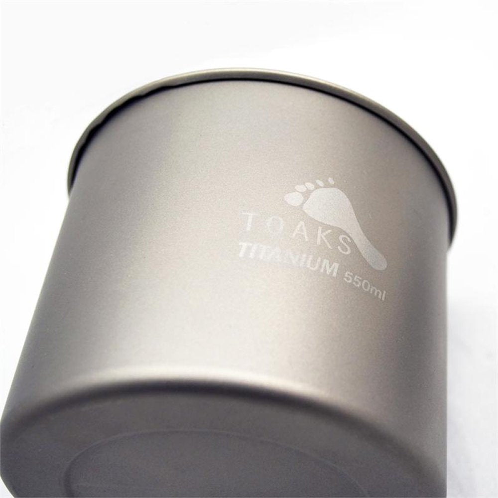 TOAKS Titanium POT 550ml without Handle POT-550-NH トークス チタニウム ハンドルなしポット550ml