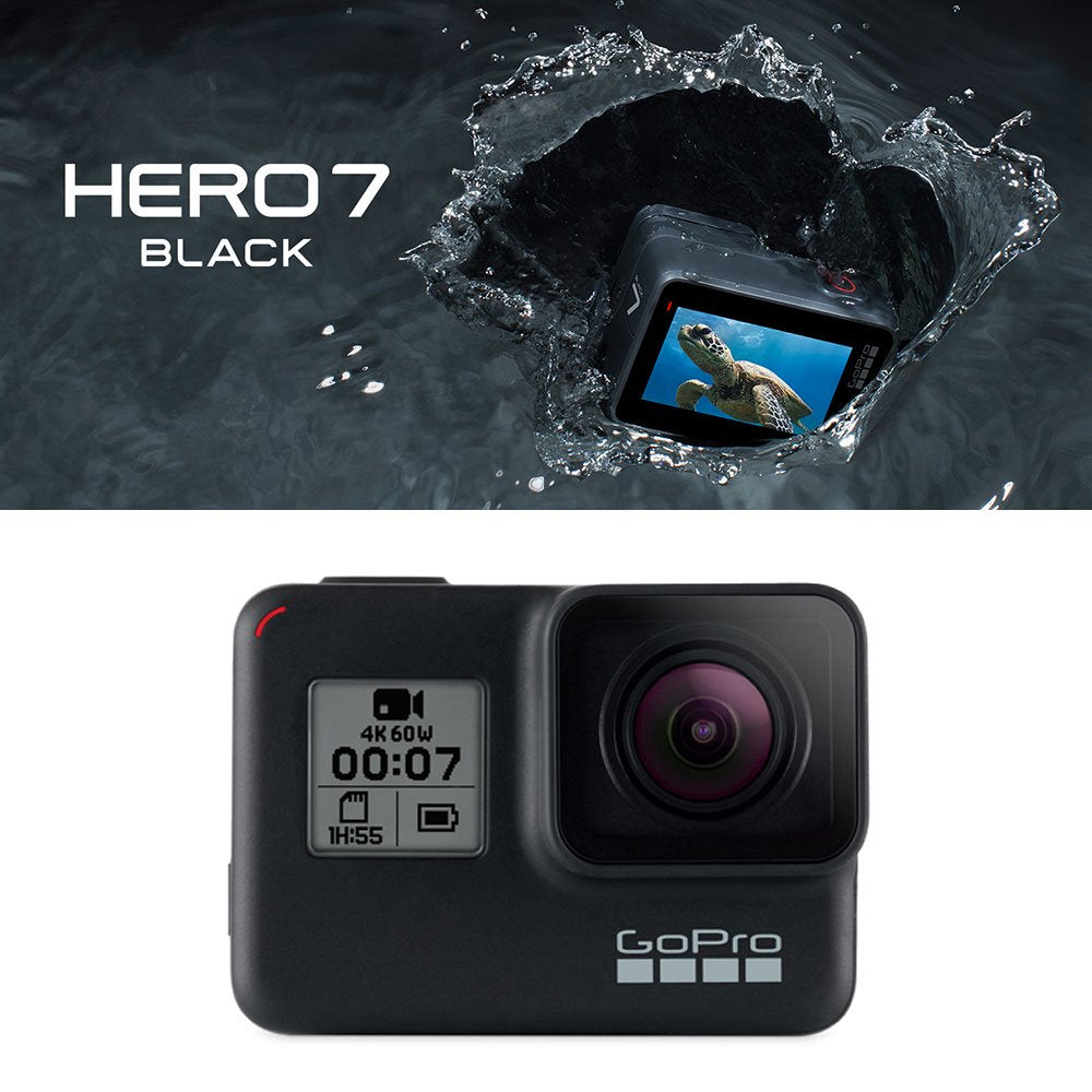 GoPro Hero7 Black + 予備充電3つ-