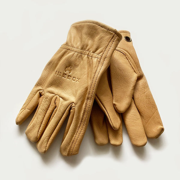 ファイヤーボックス レザーグローブ 牛革 ブッシュクラフトグローブ Firebox Cowhide Leather Gloves FB-LG –  DYNT COYOTE OUTDOOR