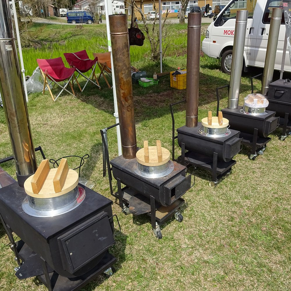 モキ製作所 防災イベントストーブ MD70KC 炊飯 焼き芋 煮物 焼き物 遠赤外線暖房 温暖化対策 MOKI アウトドア キャンプ 防災