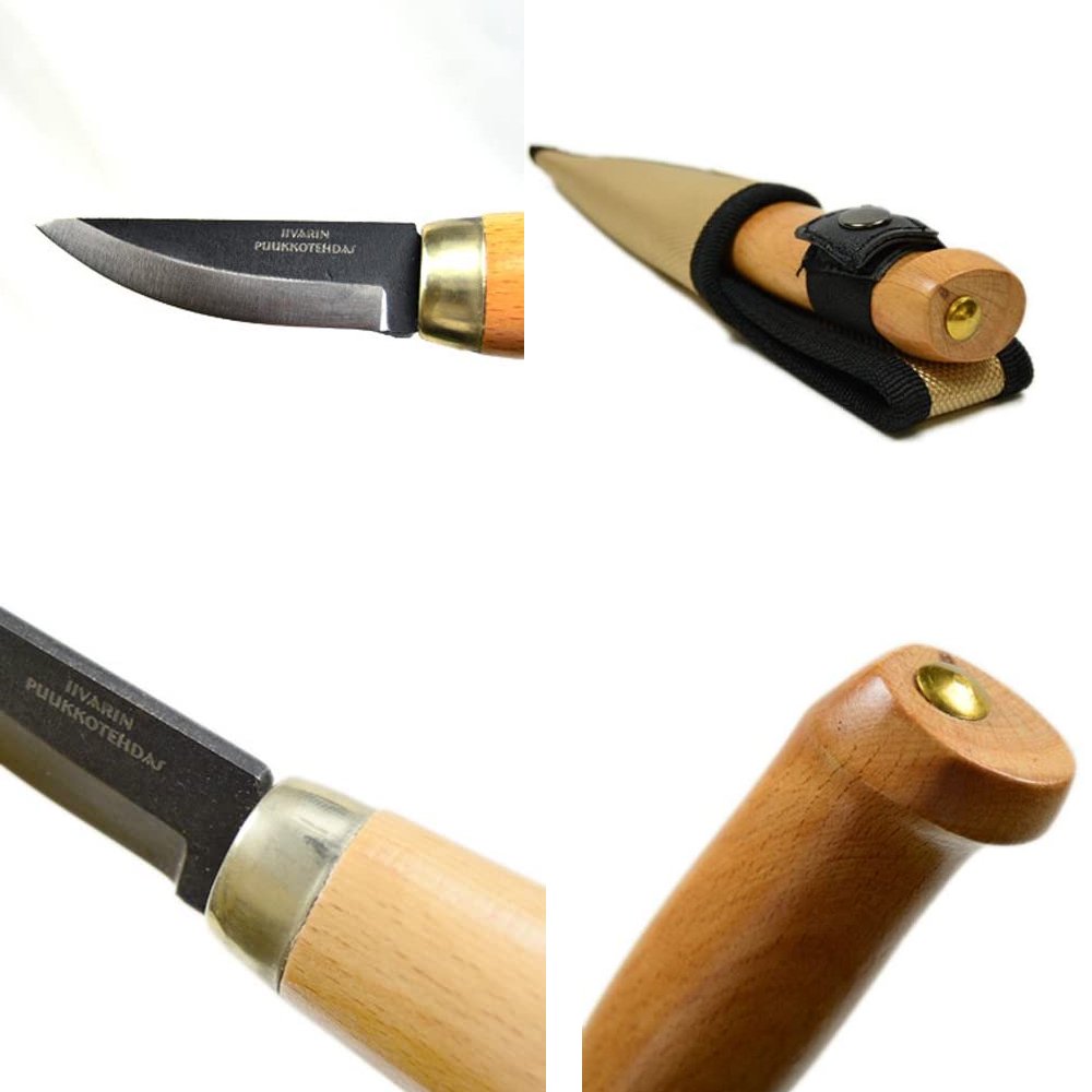 IIVARIN PUUKKO TEHDAS イーバリンプーッコテーダス プーッコナイフウッドグリップ ミディアム