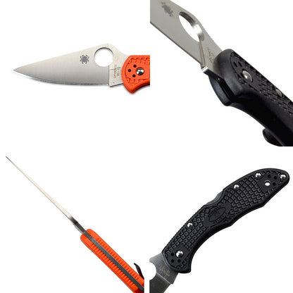 Spyderco スパイダルコ デリカ4 ザイテルハンドル VG-10ストレートエッジ フラットブレード