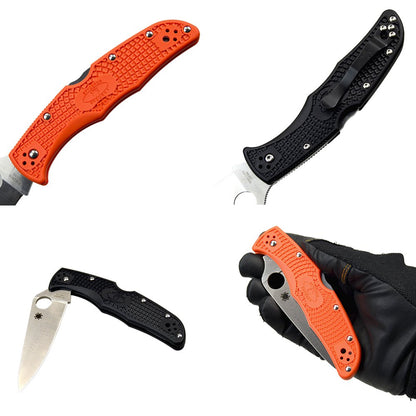 Spyderco スパイダルコ エンデューラ4 ザイテルハンドル VG-10ストレートエッジ フラットブレード