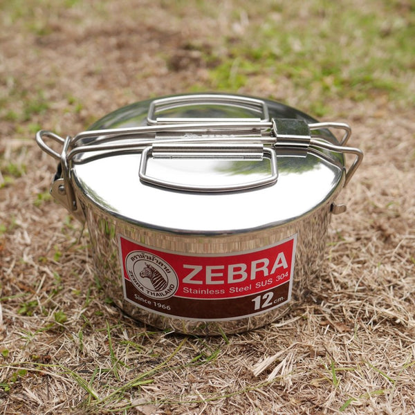 ZEBRA Lunch Box 12cm + inner tray ゼブラ ランチボックス 12cm + インナートレー