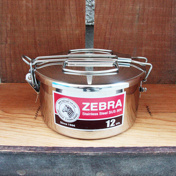 ZEBRA Lunch Box 12cm + inner tray ゼブラ ランチボックス 12cm + インナートレー