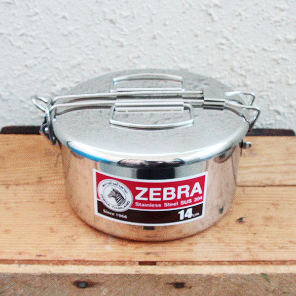 ZEBRA Lunch Box 14cm + inner tray ゼブラ ランチボックス 14cm + インナートレー