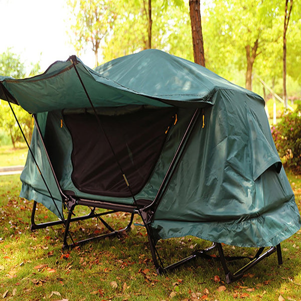 オフグラウンドテント キャンピングベッド 脚付き キャンプ用ベット ダブルサイズ ２人用 カタツムリテント Huehuecoyotl Outdoor Works Offground Tent