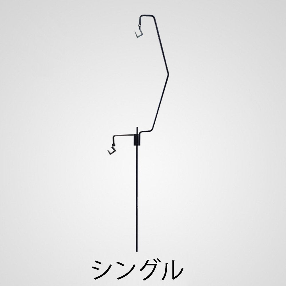 ランタンスタンド 鋳鉄 シングル マルチ キャンプ Huehuecoyotl Outdoor Works Camp Lantern Stand