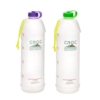 クノックアウトドア ヴェシカ1L ウォーターボトル 軽量 折りたたみ CNOC Outdoor Vesica 1L Water Bottle CN-1V キャンプ