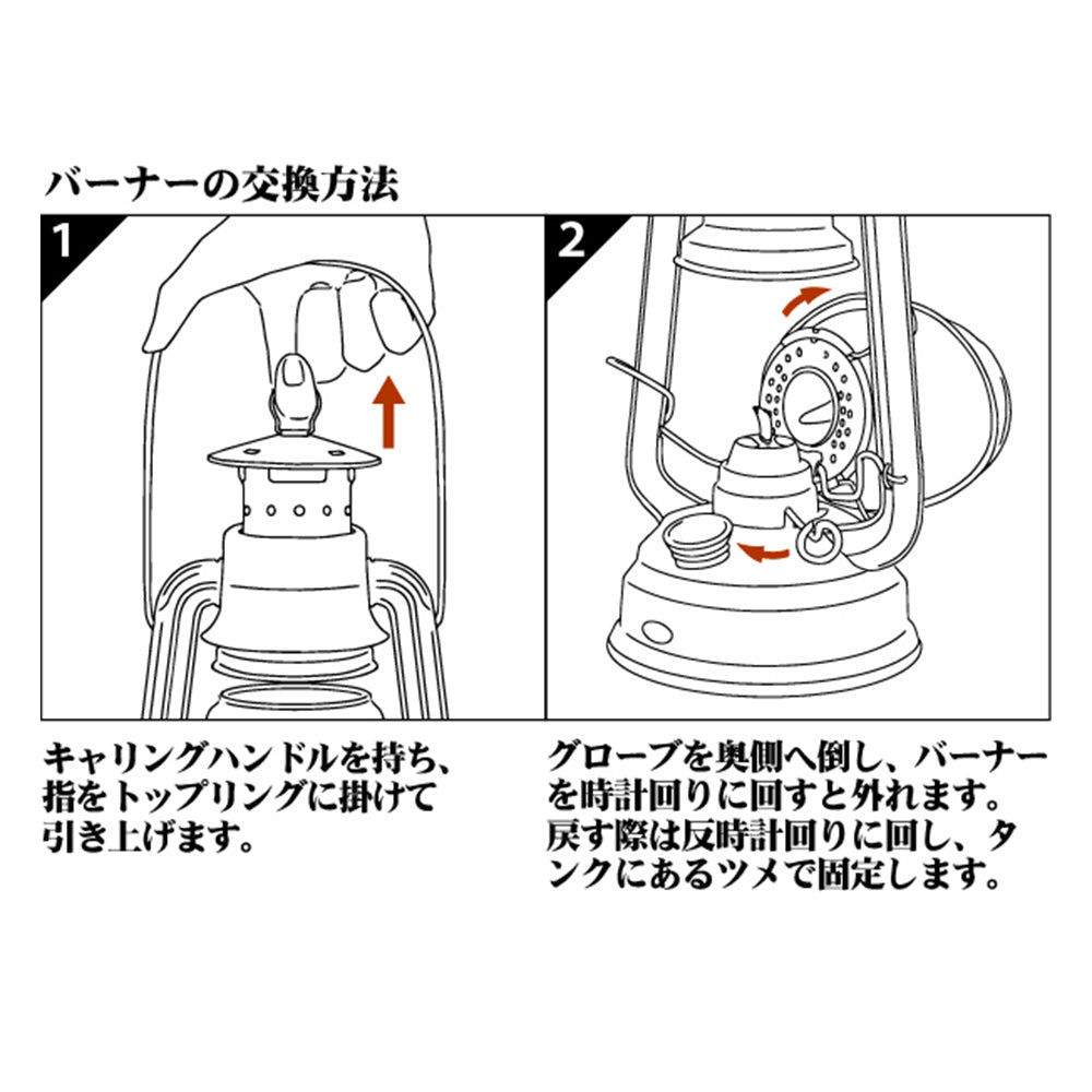 DIETZ Hurricane Lantern デイツ ハリケーンランタン スペアバーナー D76／D78／D80／D90／D2500