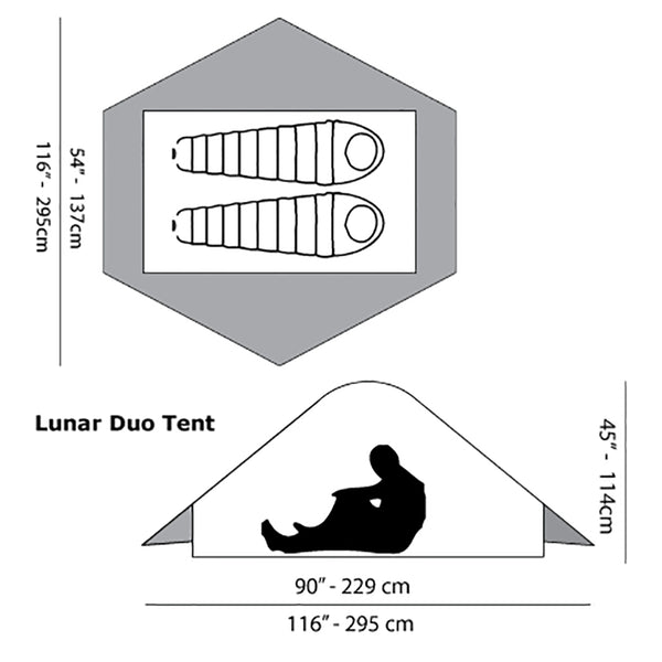 シックスムーンデザインズ ルナーデュオ 1100g テント タープ ビビィ 2人用 Six Moon Designs Lunar Duo Shelter