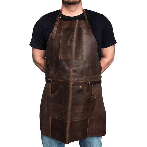 ビーバークラフト 本革エプロン ブラウン Beaver Craft Genuine Leather Apron Brown