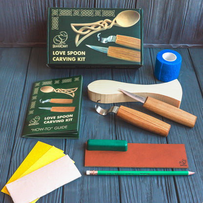 Beaver Craft Celt Spoon Carving Hobby-Kit ビーバークラフト ケルトスプーンカービングキット 初心者 大人 子供向け スターターホイットリングキット