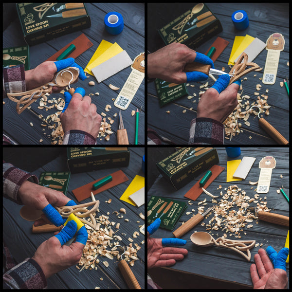 Beaver Craft Celt Spoon Carving Hobby-Kit ビーバークラフト ケルトスプーンカービングキット 初心者 大人 子供向け スターターホイットリングキット