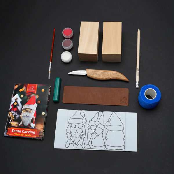 ビーバークラフト サンタカービングセット Beaver Craft DIY06 Santa Carving Kit Complete Starter Whittling Kit
