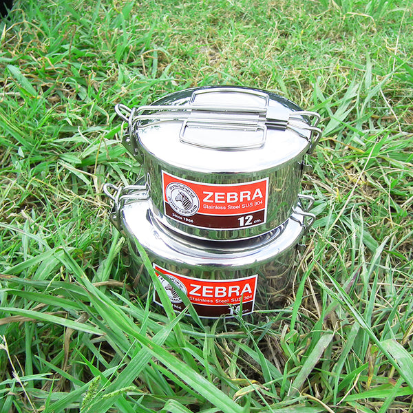ZEBRA Lunch Box 14cm + inner tray ゼブラ ランチボックス 14cm + インナートレー