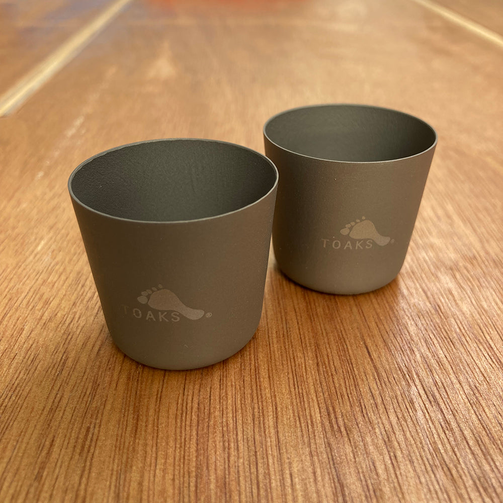 TOAKS Titanium Shot Glass 30ml SG-02 トークス ショットグラス 2個1セット