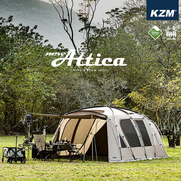 KZM NEW アッティカ テント 4～5人用 ファミリー 大型テント ファミリーテント カズミ アウトドア KZM OUTDOOR NEW ATTICA