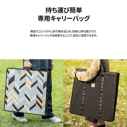 KZM アイアンメッシュキャビネット 二つ折りテーブル キャビネット 折りたたみ キャンプテーブル KZM OUTDOOR UNION IRON MESH 2 FOLDING CABINET TABLE