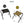 Load image into Gallery viewer, KZM エンケル BBQチェア ブラック＆ゴールド 2色セット アウトドアチェア 折りたたみ 折り畳み 椅子 イス カズミ アウトドア KZM OUTDOOR ENKEL BBQ CHAIR 2P SET
