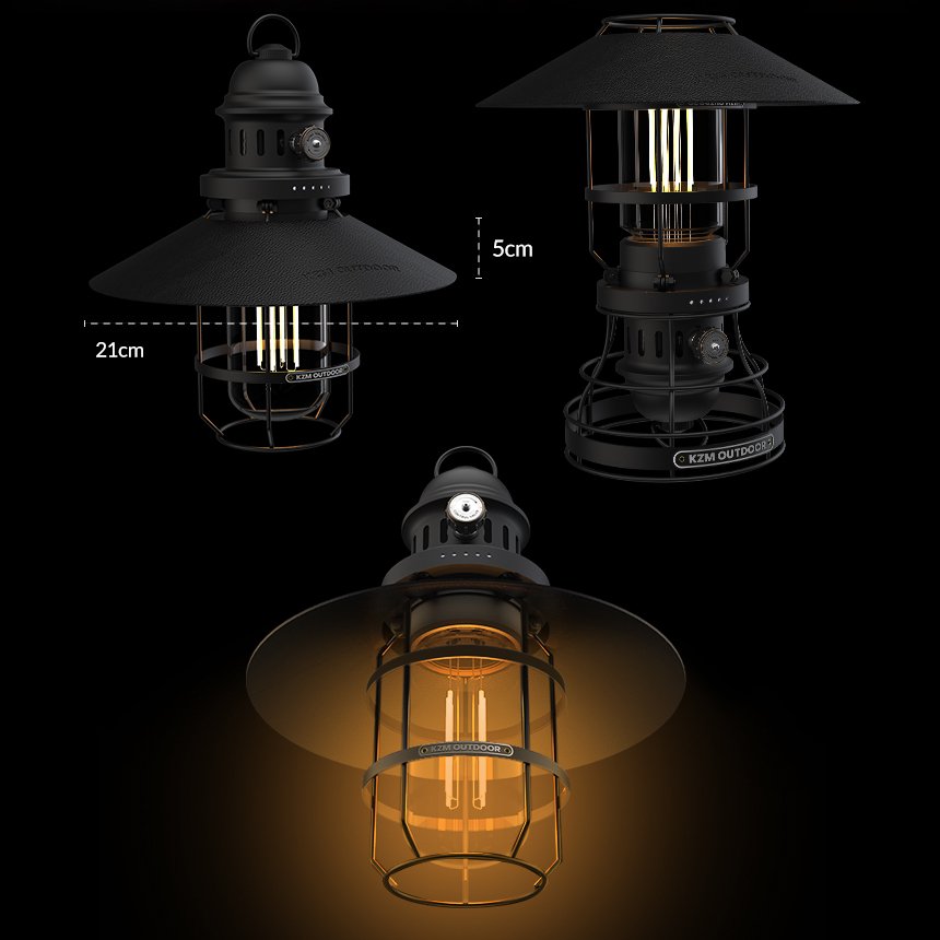 KZM ギルバートランタン キャンプ ランタン LEDランタン 調光 ランプシェード 照明 カズミ アウトドア KZM OUTDOOR GILBERT LANTERN