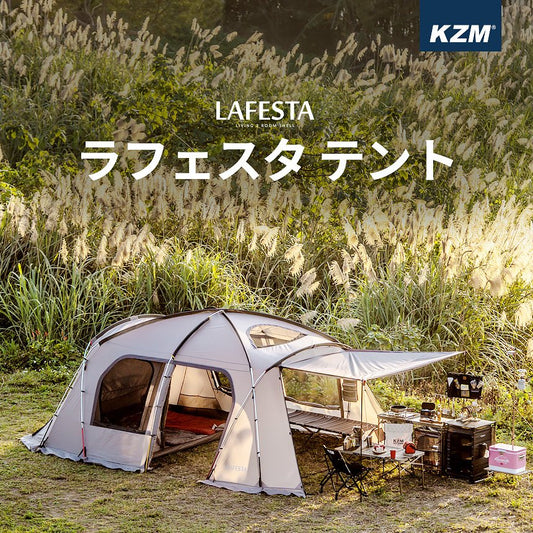 KZM ラフェスタ テント 4～5人用 大型テント ファミリーテント ドームテント カズミ アウトドア KZM OUTDOOR LAFESTA