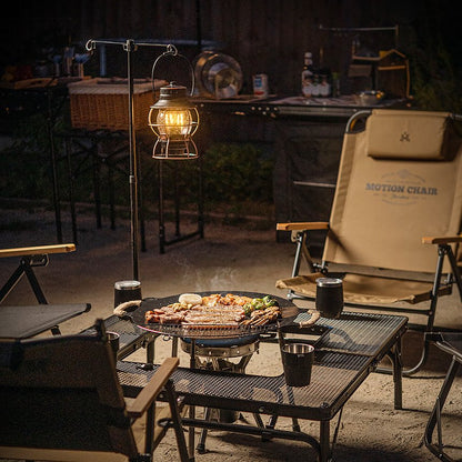 KZM アイアンメッシュ 焚火 テーブル アウトドアテーブル 折りたたみ ローテーブル カズミ アウトドア KZM OUTDOOR IRON MESH FIRE PLACE TABLE Ⅱ